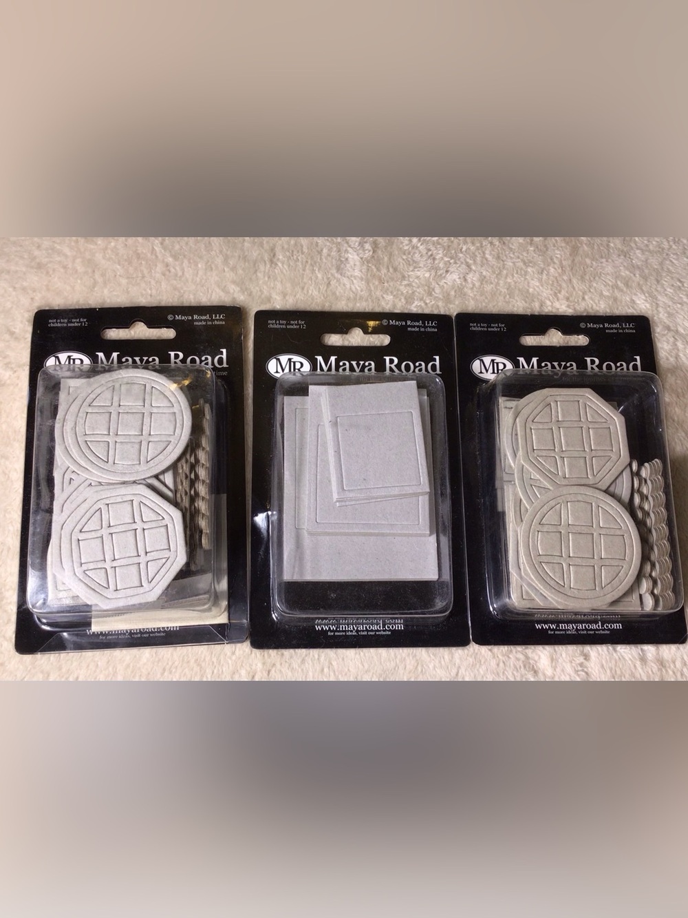 Maya road chipboard sets